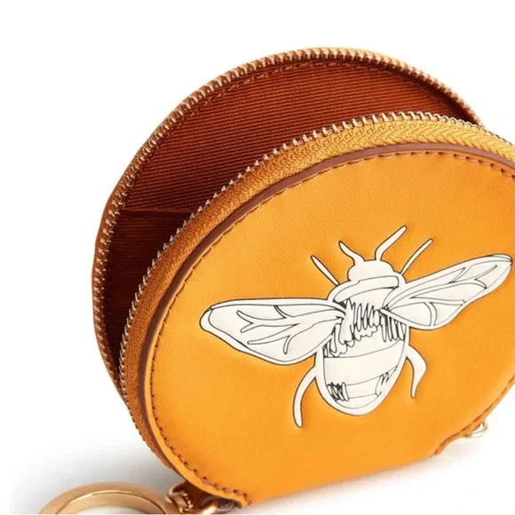 Vera Bradley Bee Design Yellow Coin Purse🐝🌻🐝 - Picture 2 of 12